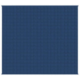 Vidaxl verzwaringsdeken 220x240 cm 11 kg stof blauw