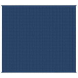 Vidaxl verzwaringsdeken 220x240 cm 15 kg stof blauw
