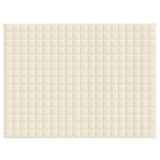 Vidaxl Svage tæppe 152x203 cm 11 kg stof Lys creme -farvet