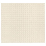 Vidaxl schwache Decke 200x220 cm 13 kg Stoff Leuchtencreme -gelöscht