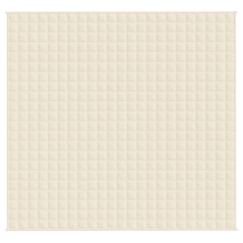 Vidaxl Svage tæppe 220x240 cm 11 kg stof Lys creme -farvet