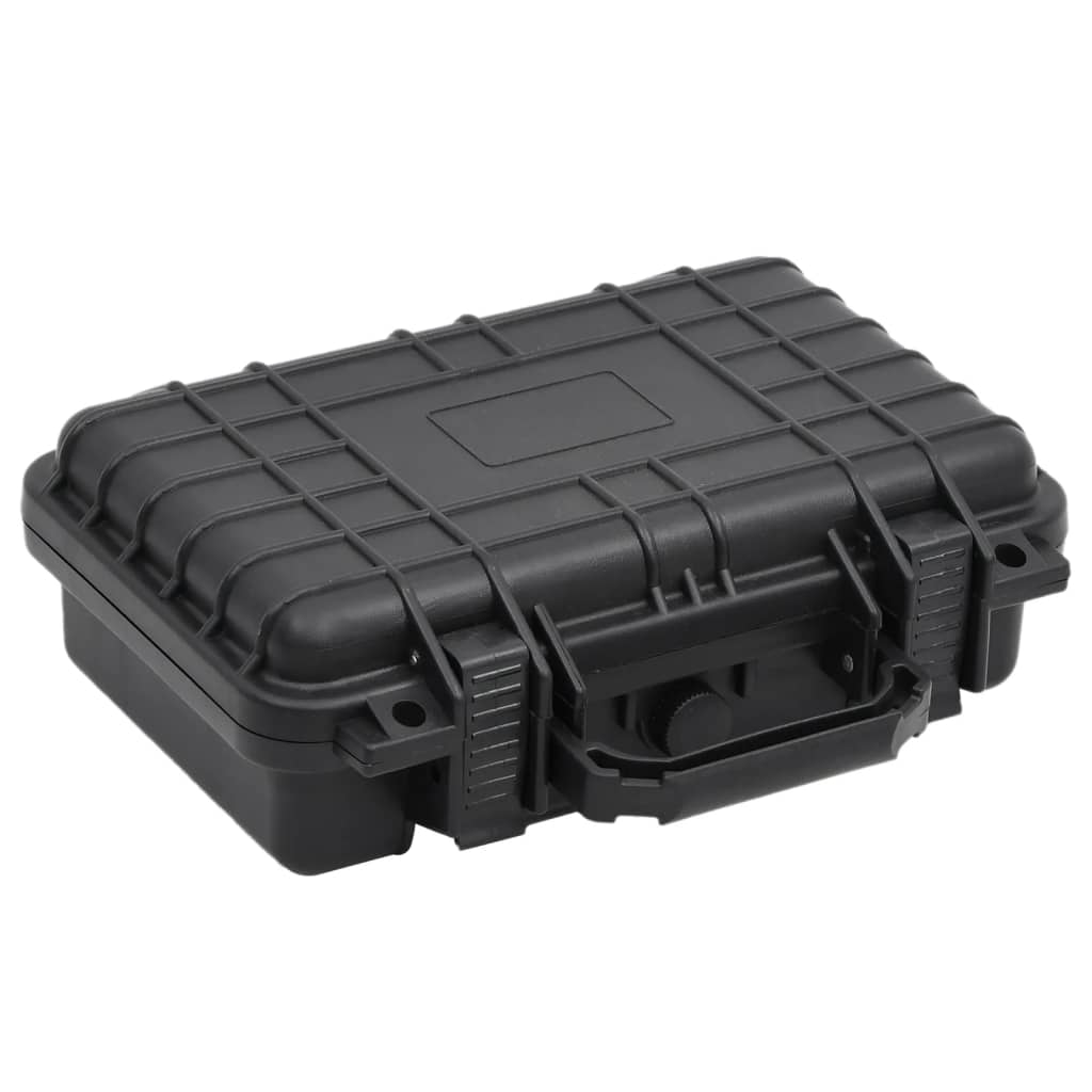 Vidaxl flightcase draagbaar 30x22x10 cm pp zwart