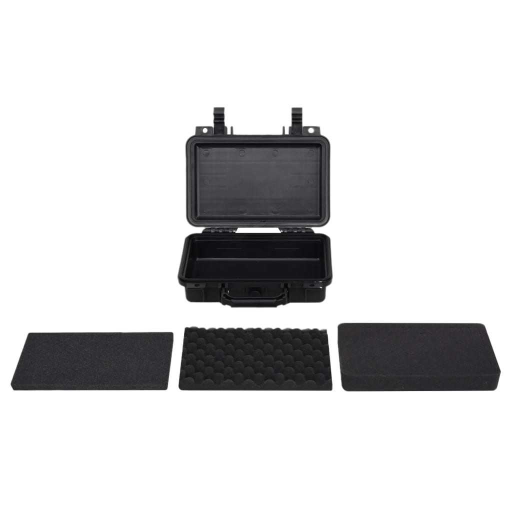 Vidaxl FlightCase Portable 30x22x10 cm pp sort