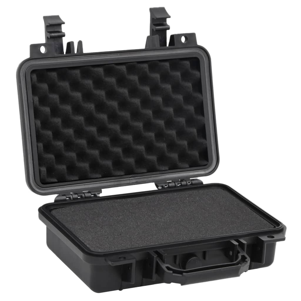 Vidaxl FlightCase portable 30x22x10 cm pp noir