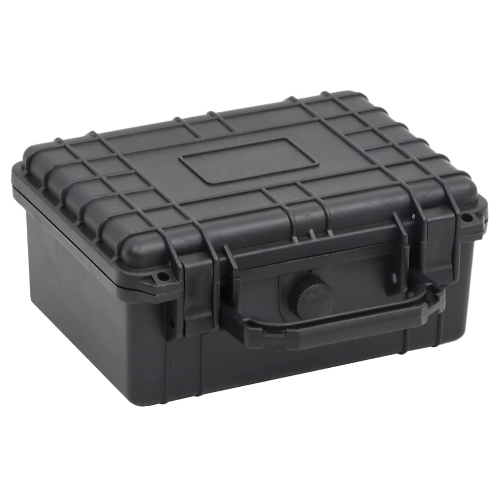 Vidaxl flightcase draagbaar 24x19x11 cm pp zwart