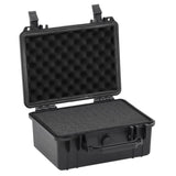 Vidaxl flightcase draagbaar 24x19x11 cm pp zwart