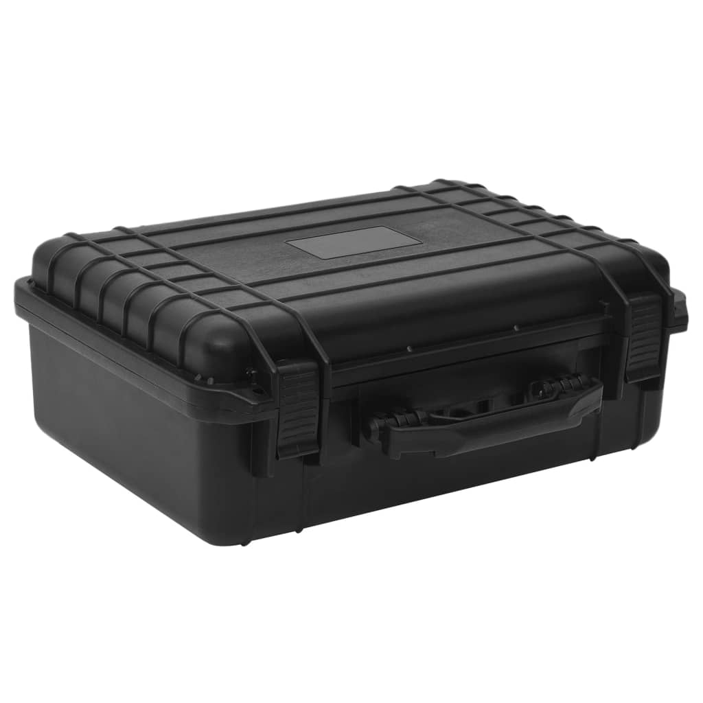 Vidaxl FlightCase Portable 47x36x18 cm pp sort