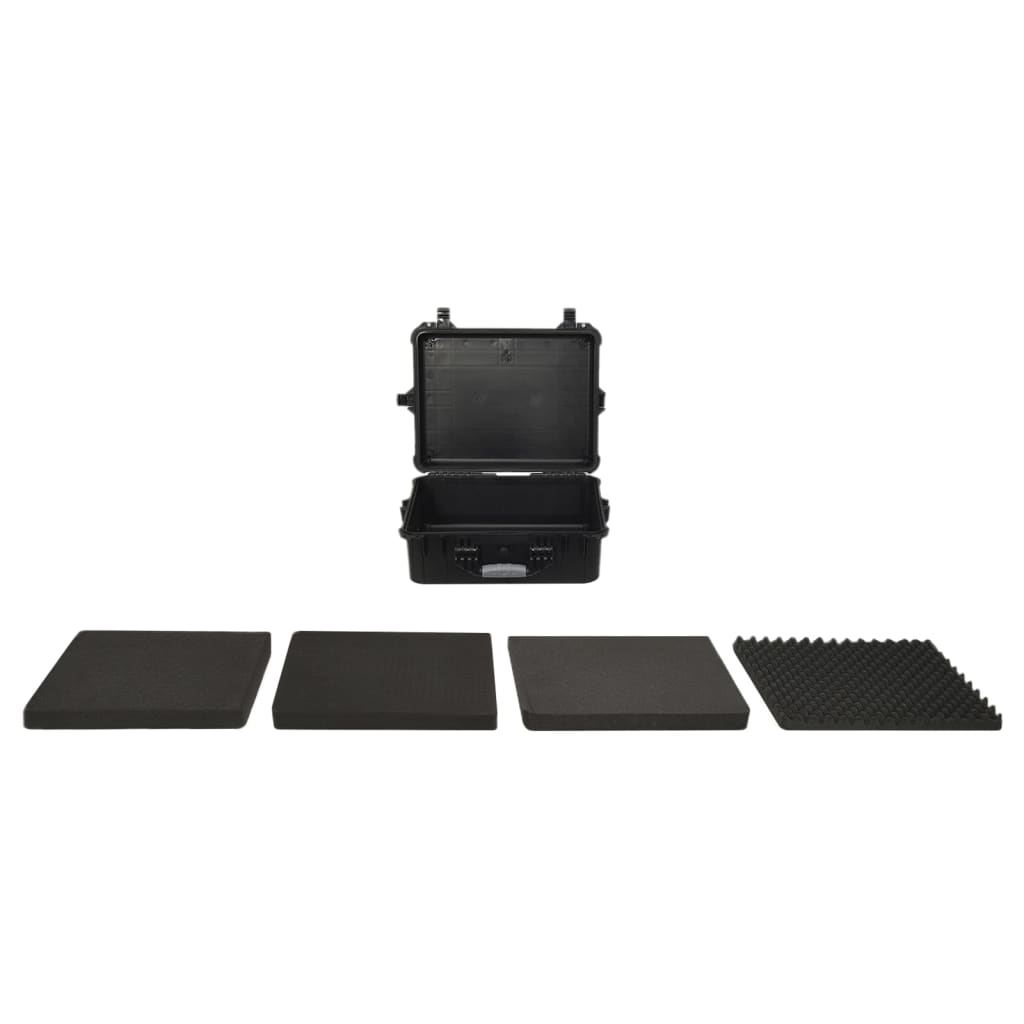 Vidaxl FlightCase Portable 55x43x21 cm PP Black