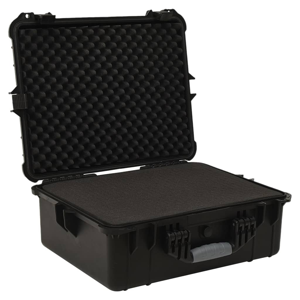 Vidaxl FlightCase Portable 55x43x21 cm pp sort