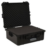 Vidaxl FlightCase portatile 55x43x21 cm pp nero