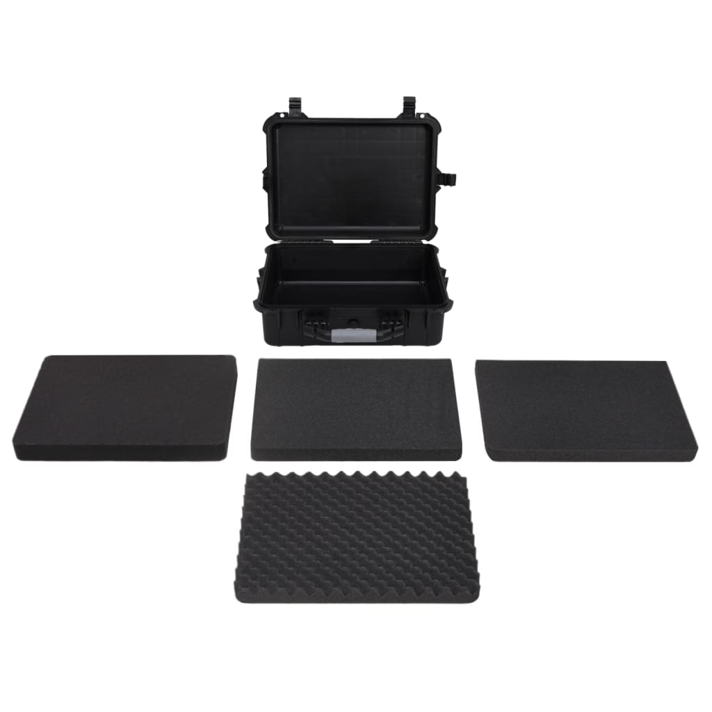 Vidaxl FlightCase portatile 52x40x19 cm pp nero