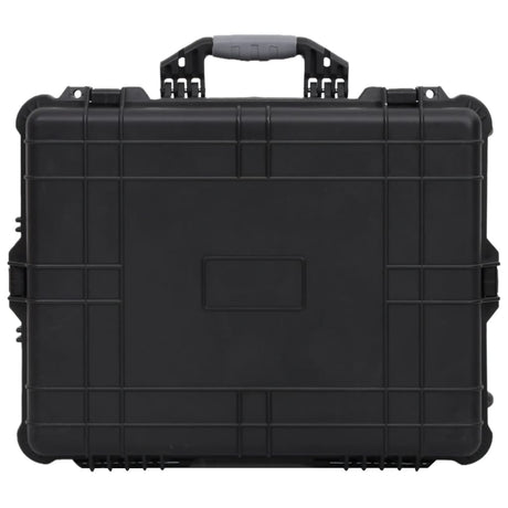 Vidaxl flightcase op wieltjes 63x50x23 cm pp zwart
