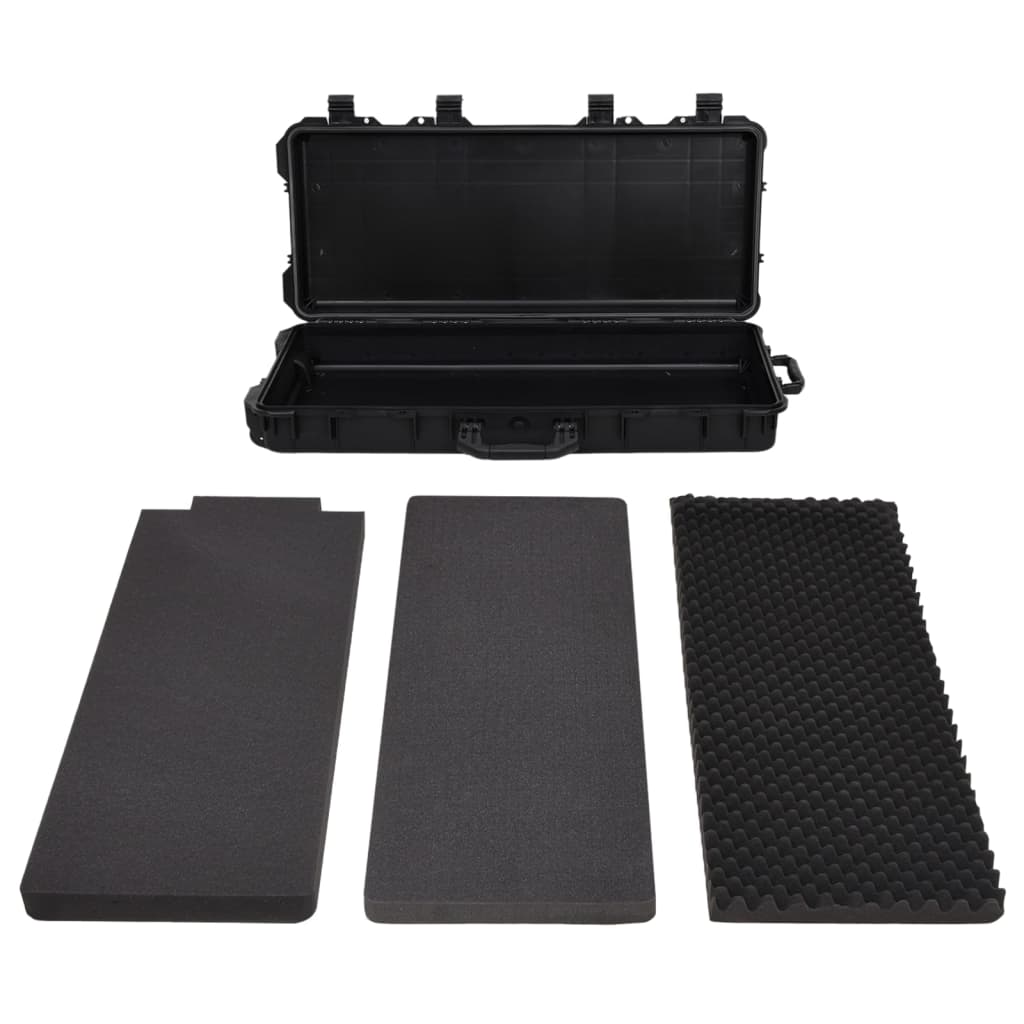 Vidaxl Flightcase on Wheels 96x42x16 cm pp nero