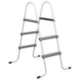 Vidaxl Swimming pool ladder 84 cm steel gray