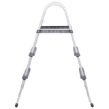 Vidaxl Swimming pool ladder 84 cm steel gray