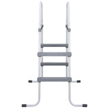 Vidaxl Swimming pool ladder 84 cm steel gray