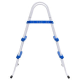 Vidaxl Swimming pool ladder 84 cm blue and white