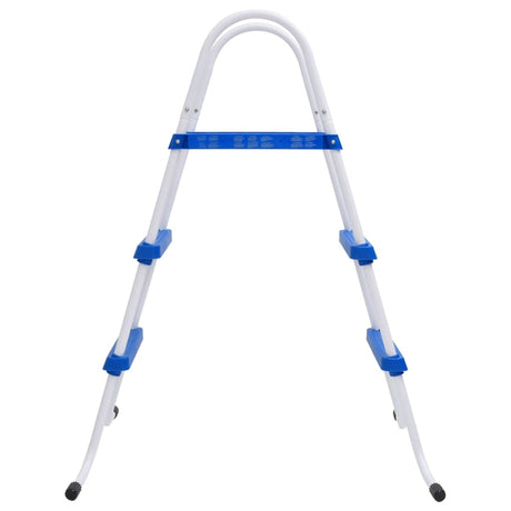 Vidaxl Swimming pool ladder 84 cm blue and white