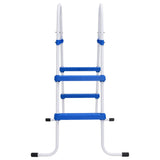 Vidaxl zwembadladder 84 cm blauw en wit