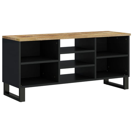 Vidaxl tv-meubel 100x33x46 cm massief mangohout en bewerkt hout