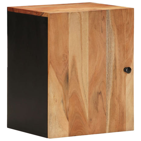 Vidaxl badkamerwandkast 38x33x48 cm massief acaciahout