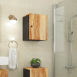 Vidaxl badkamerwandkast 38x33x48 cm massief acaciahout