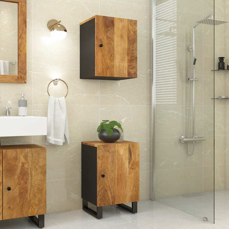 Vidaxl badkamerkast 38x33x58 cm massief mangohout