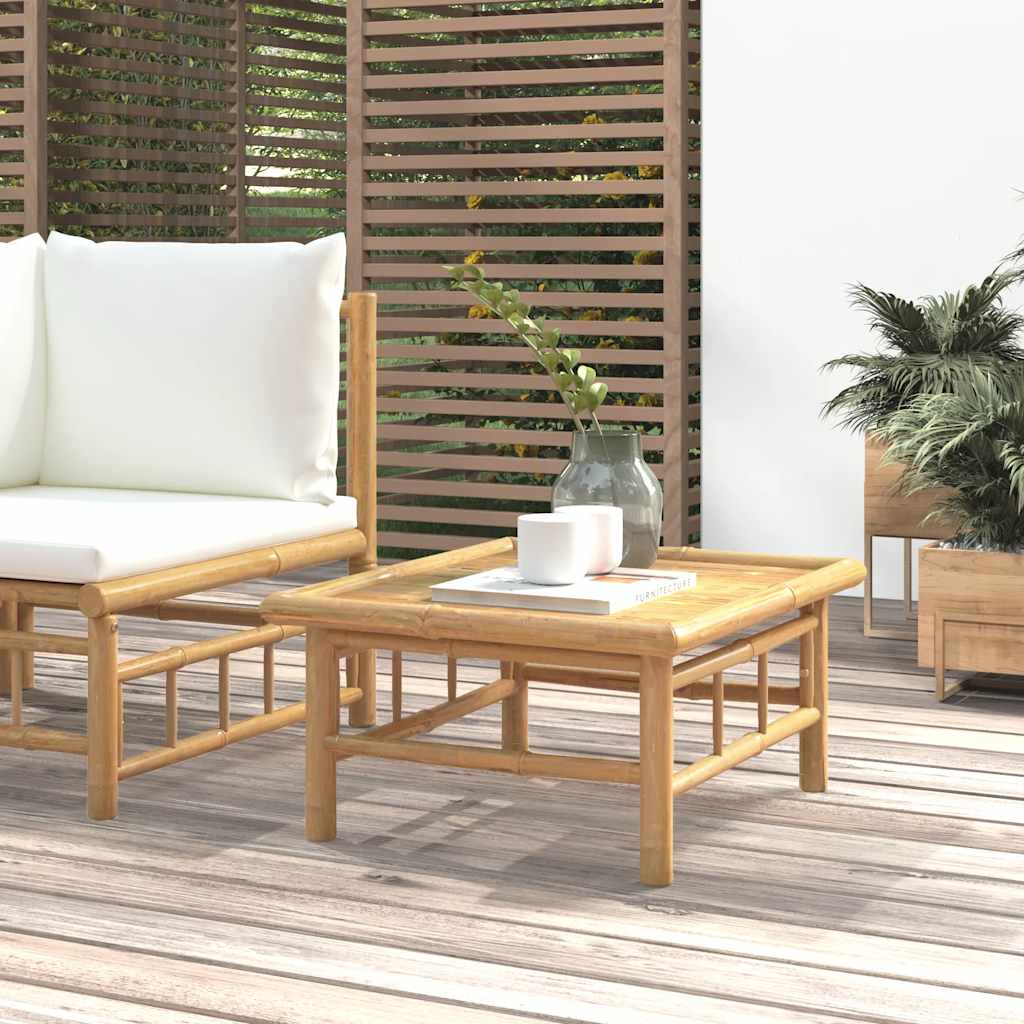 Vidaxl tuintafel 65x55x30 cm bamboe