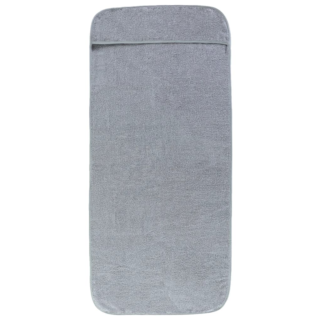 Vidaxl Strand Towels 2 st 400 g m² 60x135 cm tyggrå