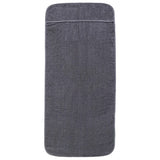 Vidaxl strandhanddoeken 2 st 400 g m² 75x200 cm stof antracietkleurig