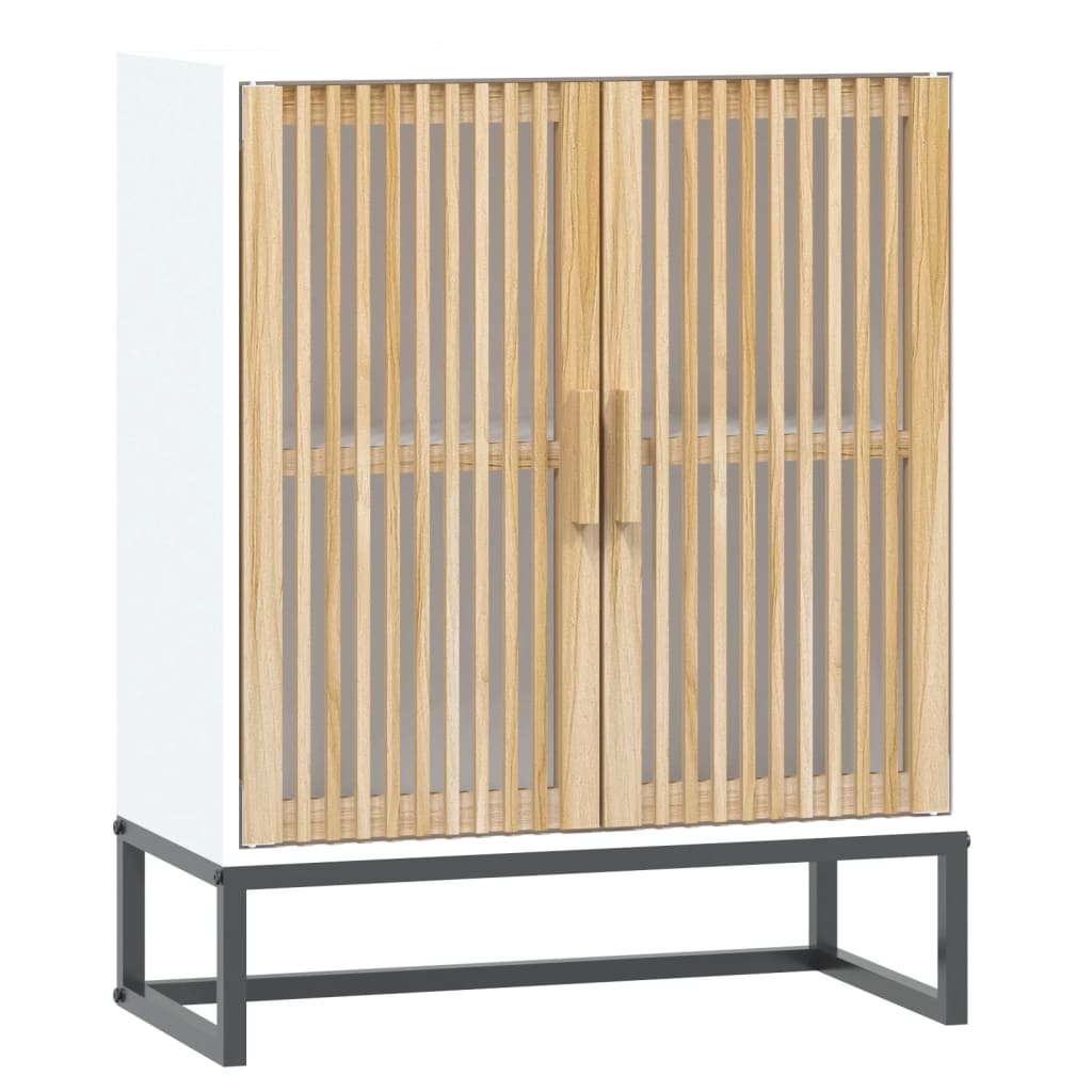 Vidaxl dressoir 60x30x75 cm bewerkt hout wit