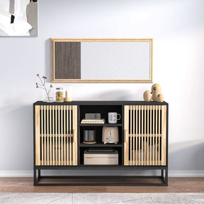 Vidaxl dressoir 105x30x65 cm bewerkt hout zwart