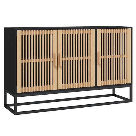Vidaxl dressoir 105x30x65 cm bewerkt hout zwart