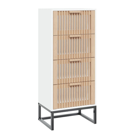 Vidaxl hoge kast 40x30x95 cm bewerkt hout