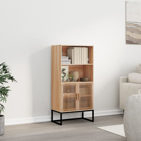 Vidaxl hoge kast 60x35x125 cm bewerkt hout
