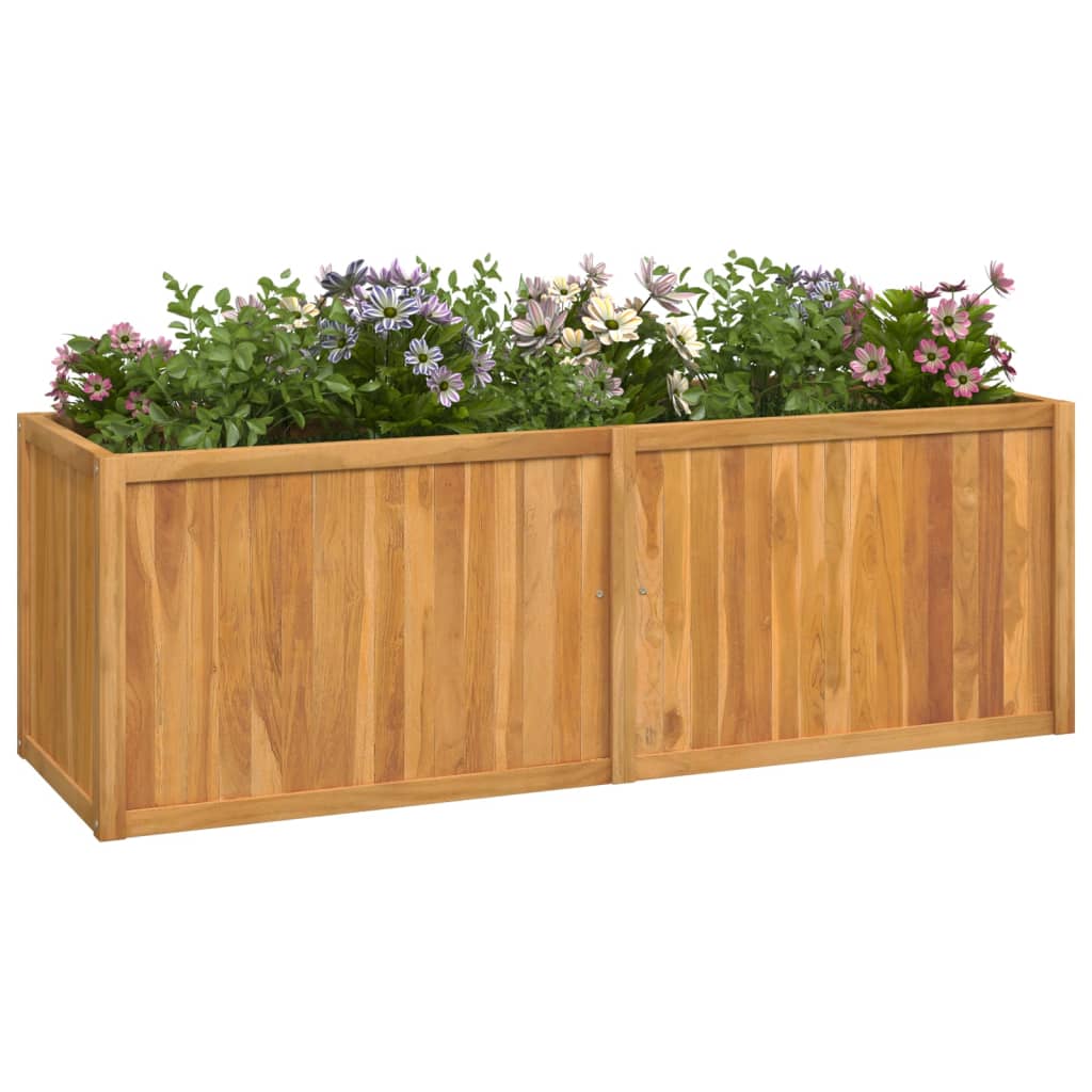 Vidaxl Planter dvignjen 150x50x50 cm trden tik