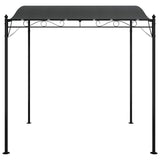 VidaXL Luifel 2x2,3 m 180 g m² stof en staal antracietkleurig