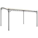 Vidaxl luifel 4x3 m 180 g m² stof en staal crèmekleurig