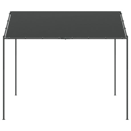 Vidaxl tuinpaviljoen 3x3 m staal en stof antracietkleurig
