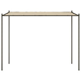 Vidaxl prieel 3x3 m 180 g m² stof en staal beige