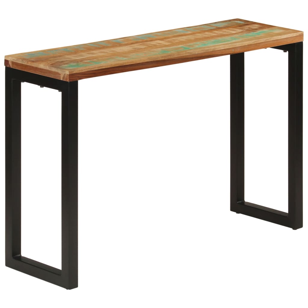 Vidaxl wandtafel 110x35x75 cm massief gerecycled hout