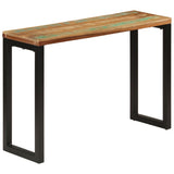 Vidaxl wandtafel 110x35x75 cm massief gerecycled hout