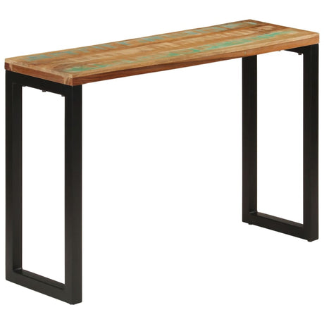 Vidaxl wandtafel 110x35x75 cm massief gerecycled hout