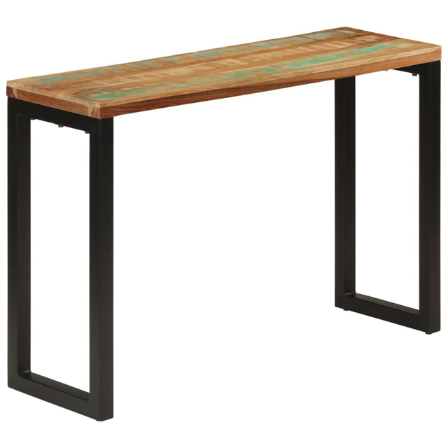 Vidaxl wandtafel 110x35x75 cm massief gerecycled hout