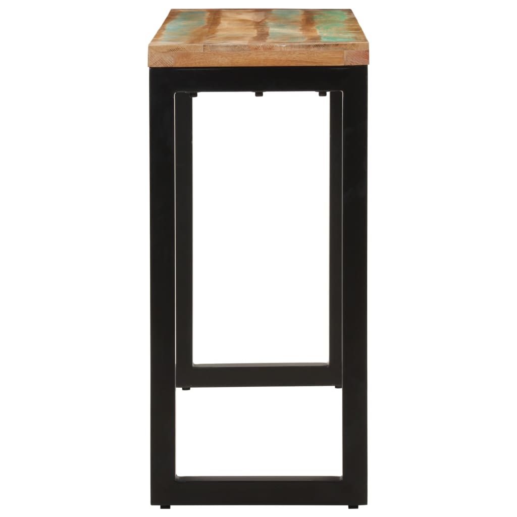 Vidaxl wandtafel 110x35x75 cm massief gerecycled hout