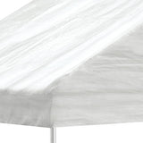 Vidaxl prieel met dak 5,88x2,23x3,75 m polyetheen wit