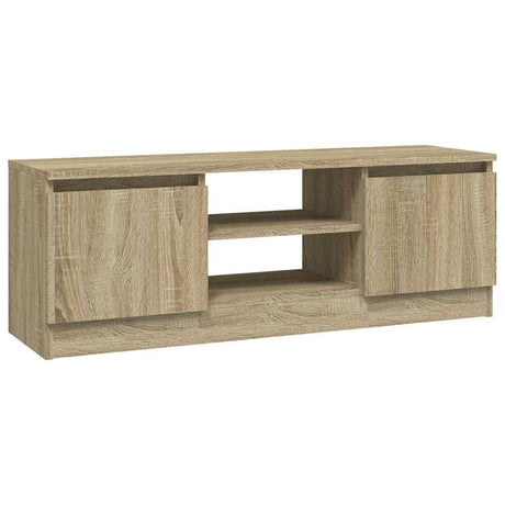 Vidaxl tv-meubel met deur 102x30x36 cm sonoma eikenkleurig