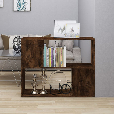 Vidaxl boekenkast kamerscherm 80x24x63 cm gerookt eikenkleurig