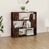 Vidaxl boekenkast kamerscherm 100x24x94 cm gerookt eikenkleurig