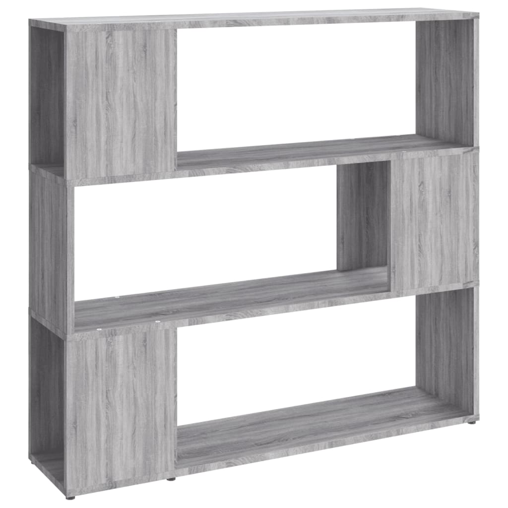 Vidaxl boekenkast kamerscherm 100x24x94 cm grijs sonoma eikenkleurig